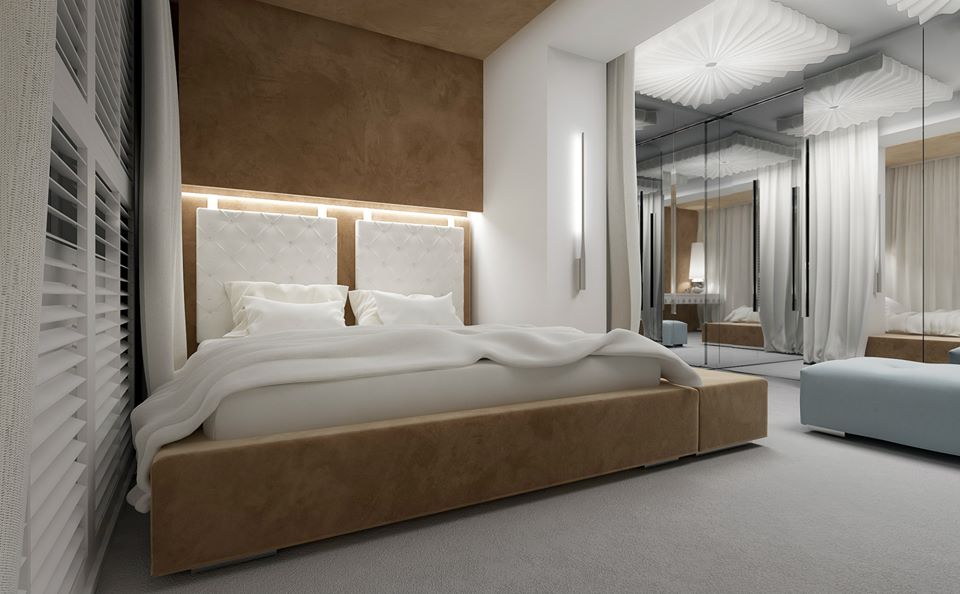 Aranżacja nowoczesnej sypialni - pomysł na sypialnię