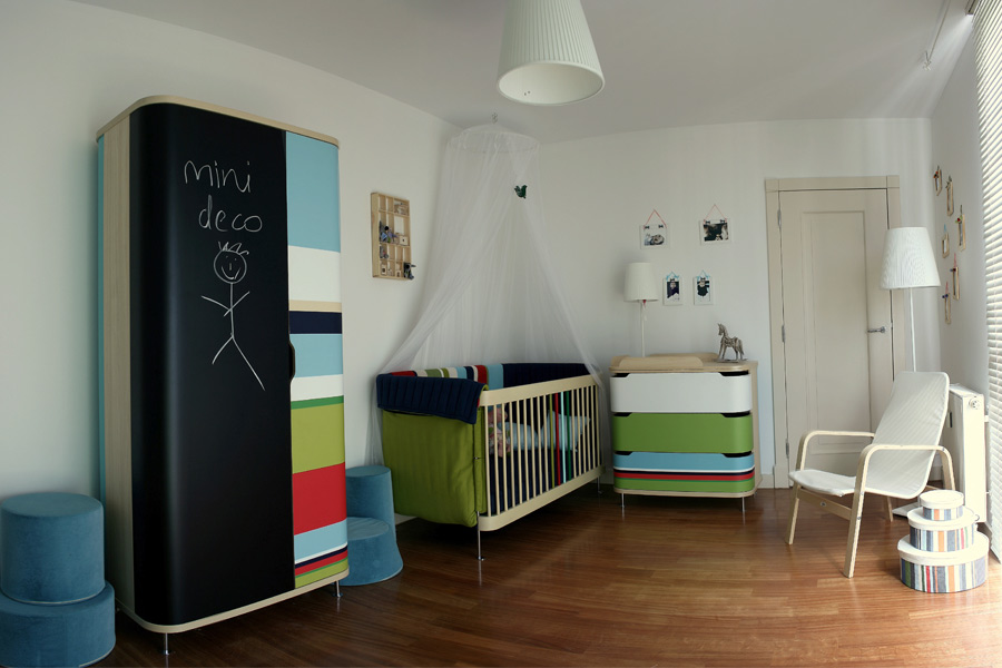 Kolorowy pokój dziecięcy - pastelowe bąbelki dekoracje