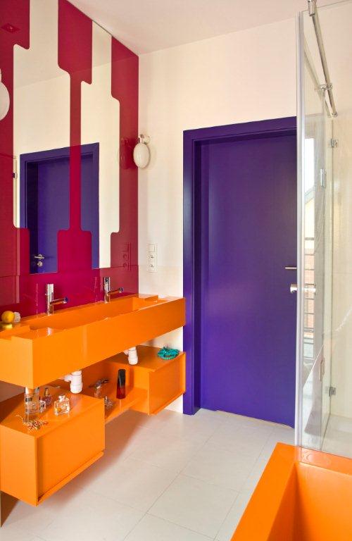 Kolorowa łazienka