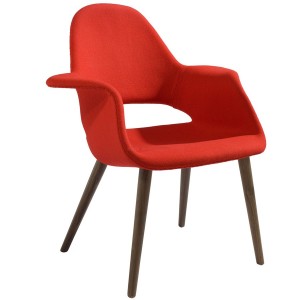Krzesło Organic Chair czerwone Vitra