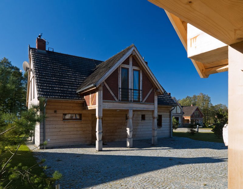 Dom z drewna w klasycznym stylu Cubic projekt