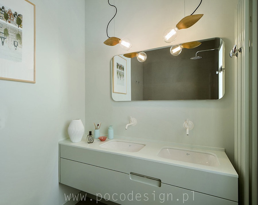 Aranżacja jasnej łazienki Poco design