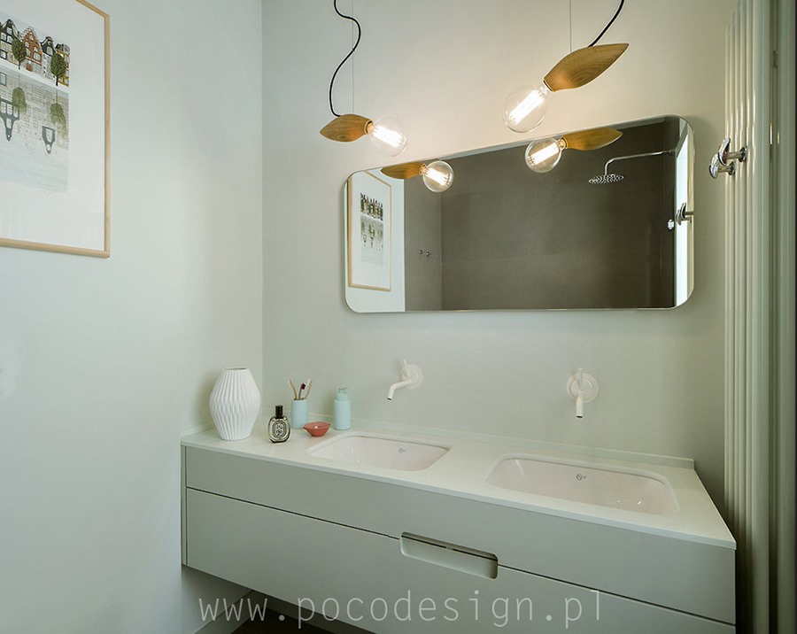 Aranżacja jasnej łazienki Aranżacja jasnej łazienki Poco design