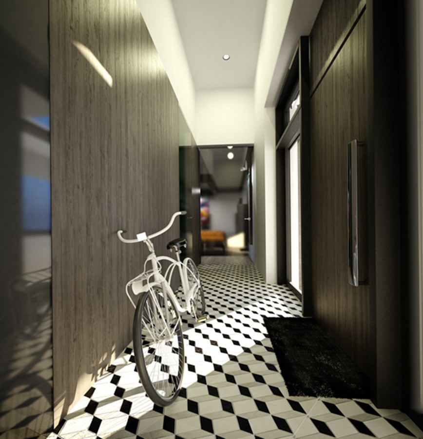Pomysł na wysoki przedpokój Pomysł na wysoki przedpokój JABRAARCHITECTS