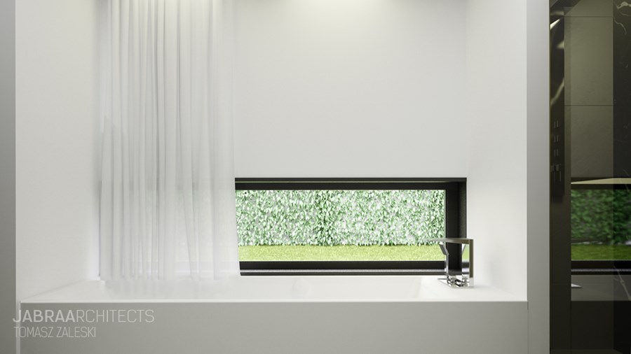 Przestronna łazienka w stylu Bauhaus 1