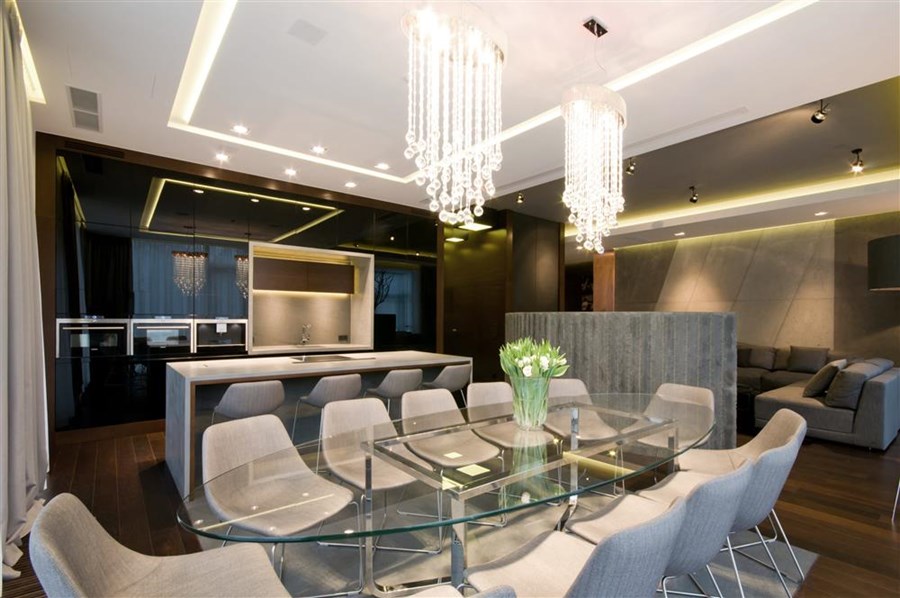 Stylowa Jadalnia Otwarta Na Kuchnię I Salon Inspiracja Homesquare