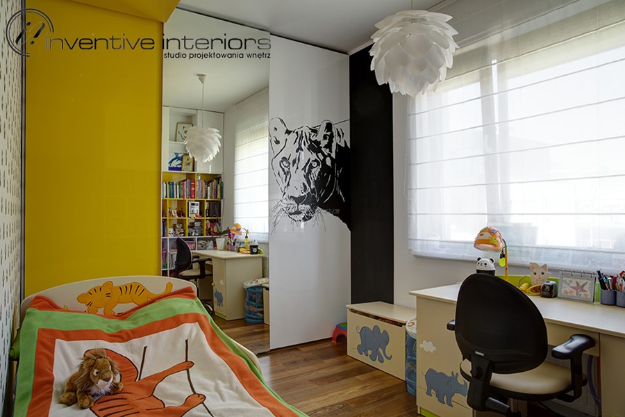 Zwierzęce akcenty w pokoju dziecięcym Zwierzęce akcenty w pokoju dziecięcym Inventive Interiors