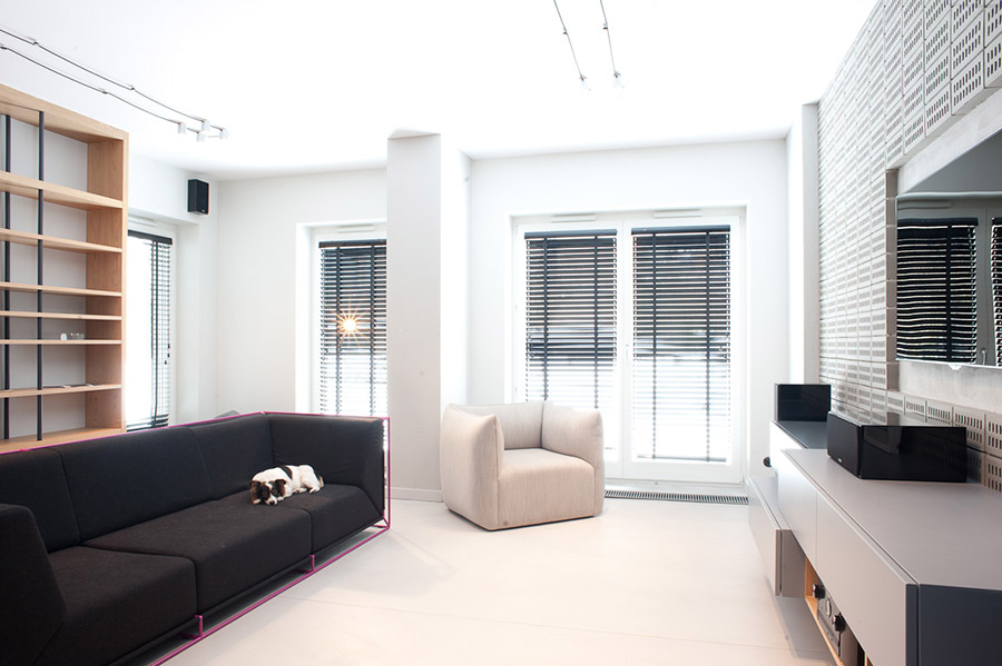 Styl industrialny w salonie 1