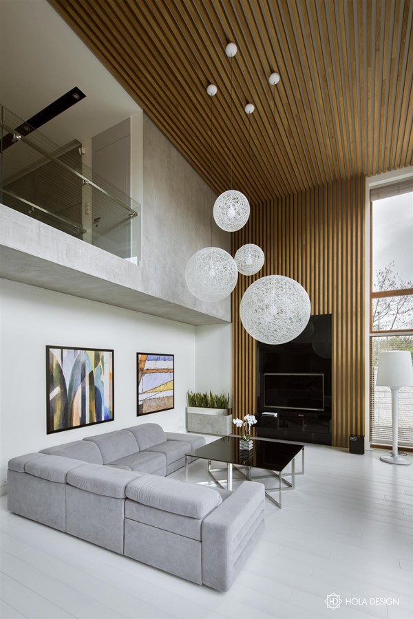 Drewniane Panele ścienne W Salonie Inspiracja Homesquare