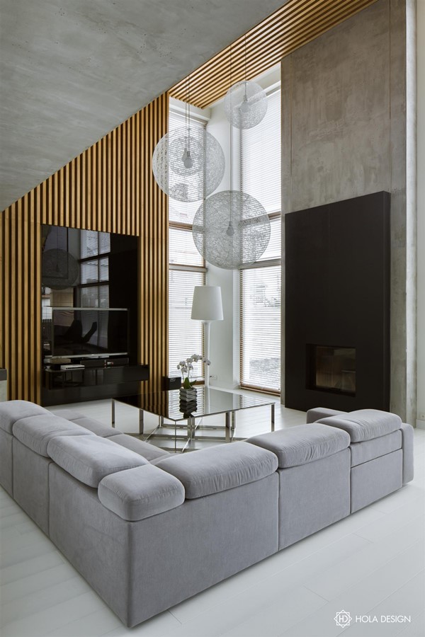 Drewniane Panele ścienne W Salonie Inspiracja Homesquare