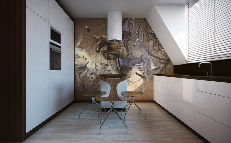 Projekt Małej Kuchni Ze Skosem Inspiracja Homesquare