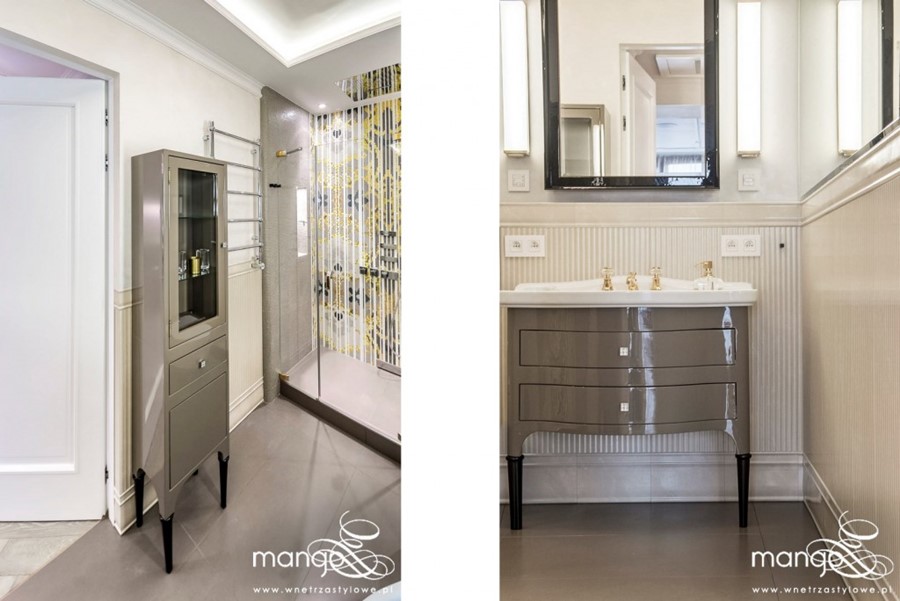 Mała łazienka w stylu modern classic 1
