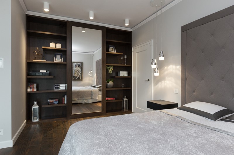 Sypialnia modern classic naturalnych kolorach