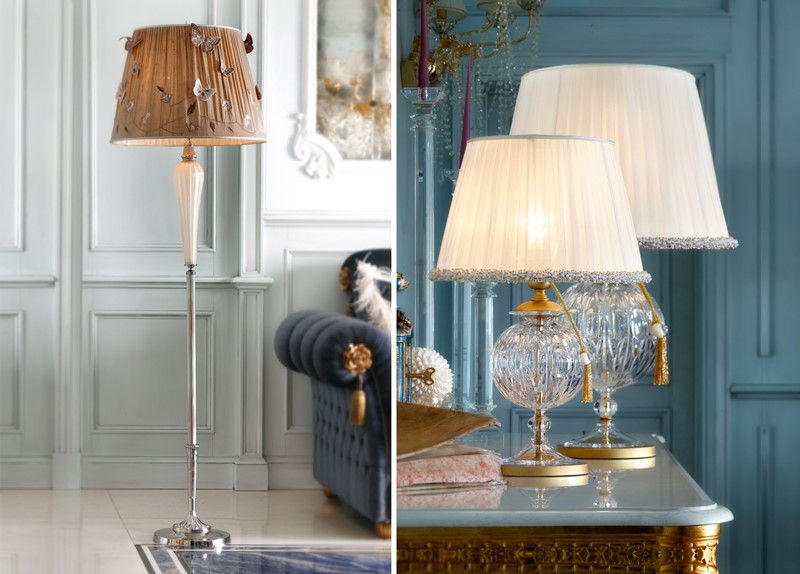 Designerskie Lampa stołowe w stylu klasycznym Il Paralume Marina