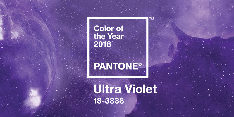 Kolor Roku 2018 Pantone Ultra Violet