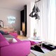 Kobiecy salon – różowa kanapa