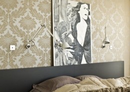 Sypialnia w stylu modern classic