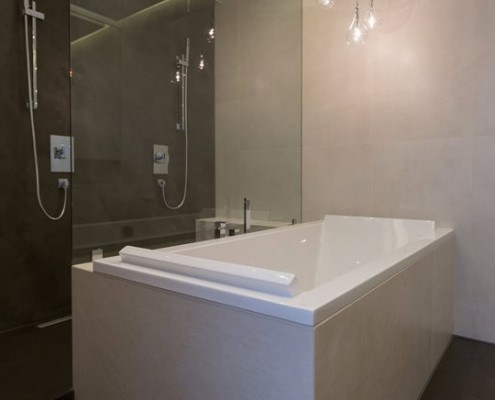 Beton dekoracyjny w łazience
