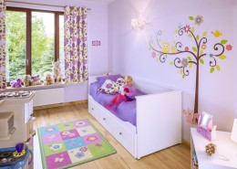 Różowy pokój dziecięcy - pokoje dla dzieci