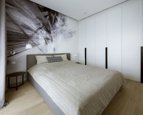 Aranżacja nowoczesnej sypialni w bieli