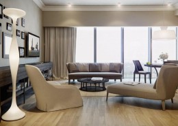 Salon w kolorze ecru