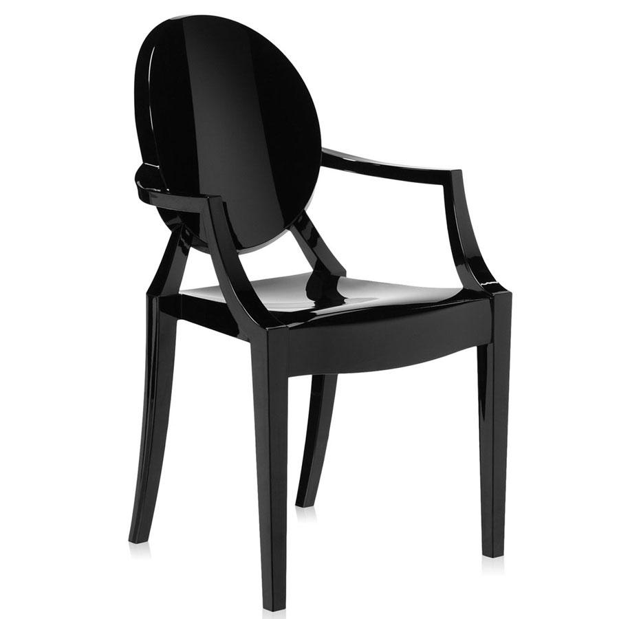 Lou Lou Ghost chair heavy black