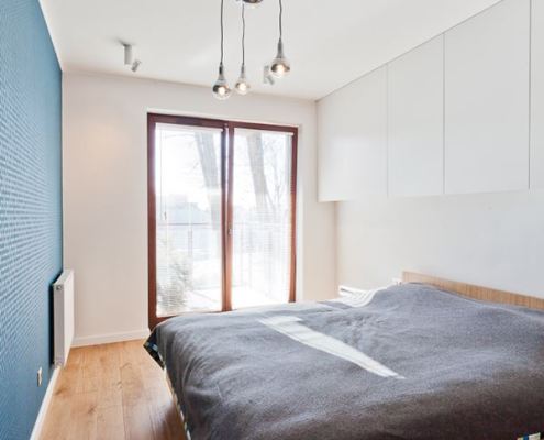 Sypialnia w minimalistycznym stylu