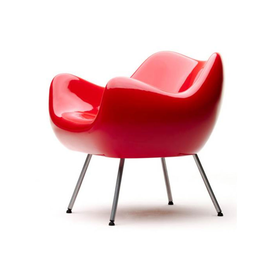 Fotel RM58 classic czerwony
