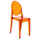 Victoria Ghost chair transparent orange