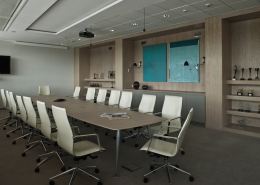 Turkusowy akcent na ścianie