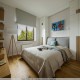 Drewniana podłoga w sypialni