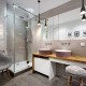 Aranżacja nowoczesnej łazienki z prysznicem w mieszkaniu - oryginalna łazienka