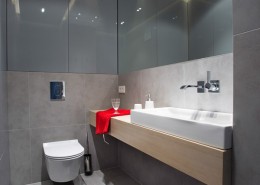 Nowoczesna toaleta w szarościach