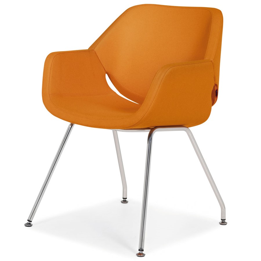 Designerskie krzesło Gap Artifort pomarańczowe