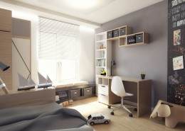 Pokój ucznia z ergonomicznie zaprojektowaną strefą nauki jak urządzić