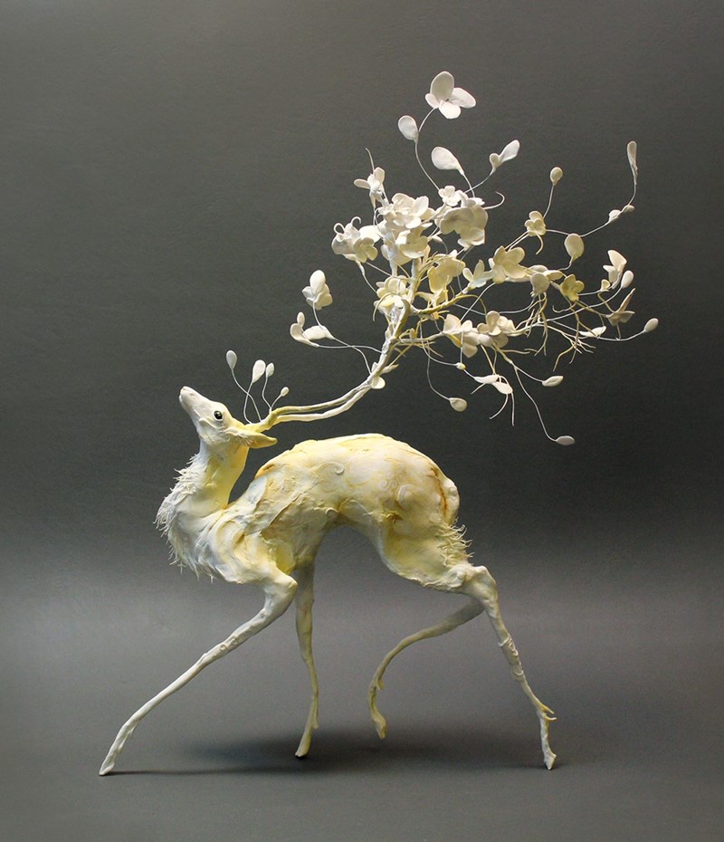 Surrealistyczne rzeźby zwierząt Ellen Jewett 1