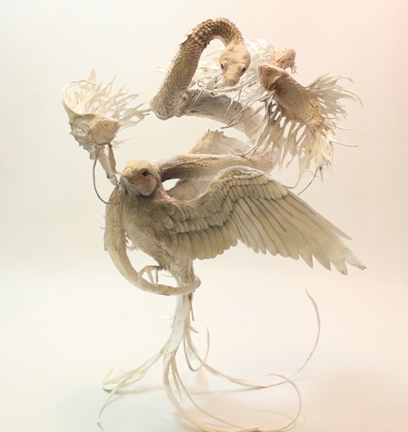 Surrealistyczne rzeźby zwierząt Ellen Jewett 4