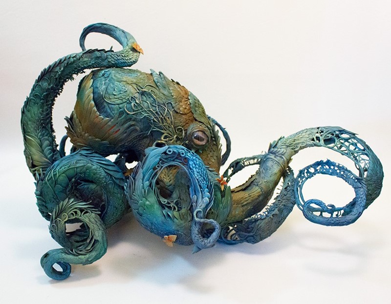 Surrealistyczne rzeźby zwierząt Ellen Jewett Surrealistyczne rzeźby zwierząt Ellen Jewett piękne rzeźby