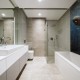 Wystrój nowoczesnej łazienki z wanną i prysznicem aranżacja wnętrz Madama