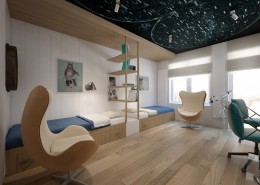 Pokój dla dwóch chłopców pracownia architektoniczna Concept