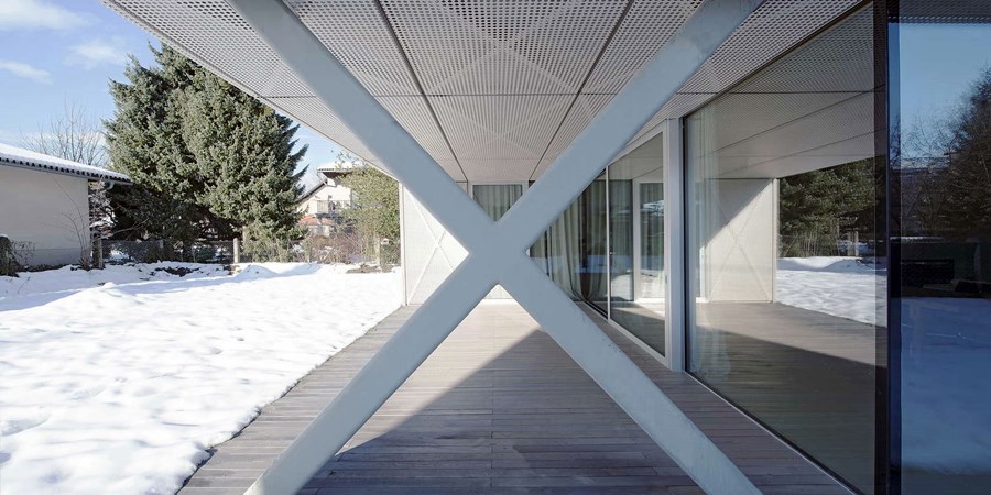 Villa Criss Cross Envelope 3 Modernistyczny dom