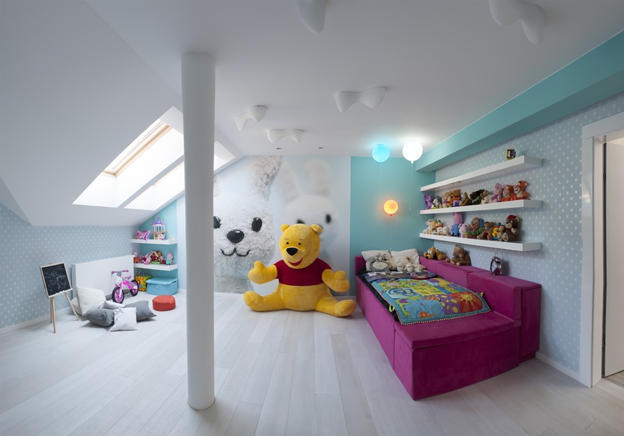 Kolorowy pokój dla dziewczynki - pokoje dla dzieci