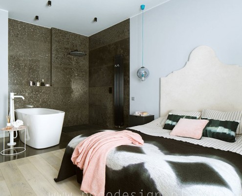 Sypialnia z kącikiem kąpielowym Poco Design