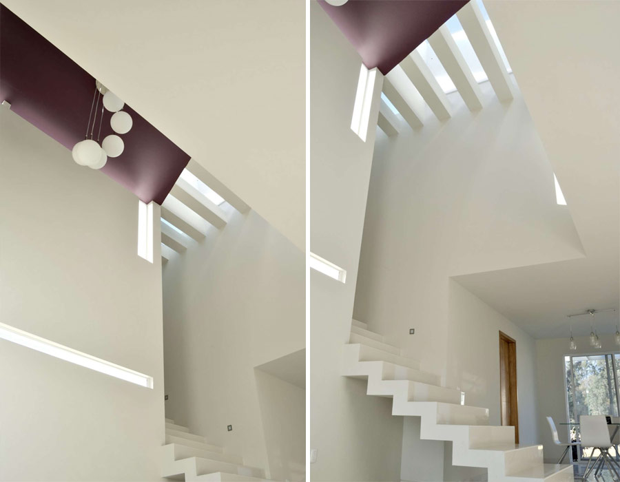 hall domu o dwóch wysokościach przestronny hall segmentowego domu