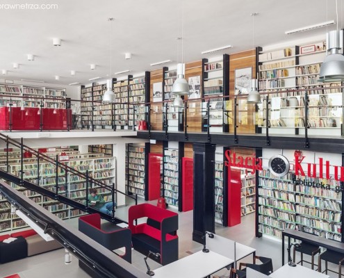 Biblioteka Rumia - Stacja Kultura Sikora Wnętrza
