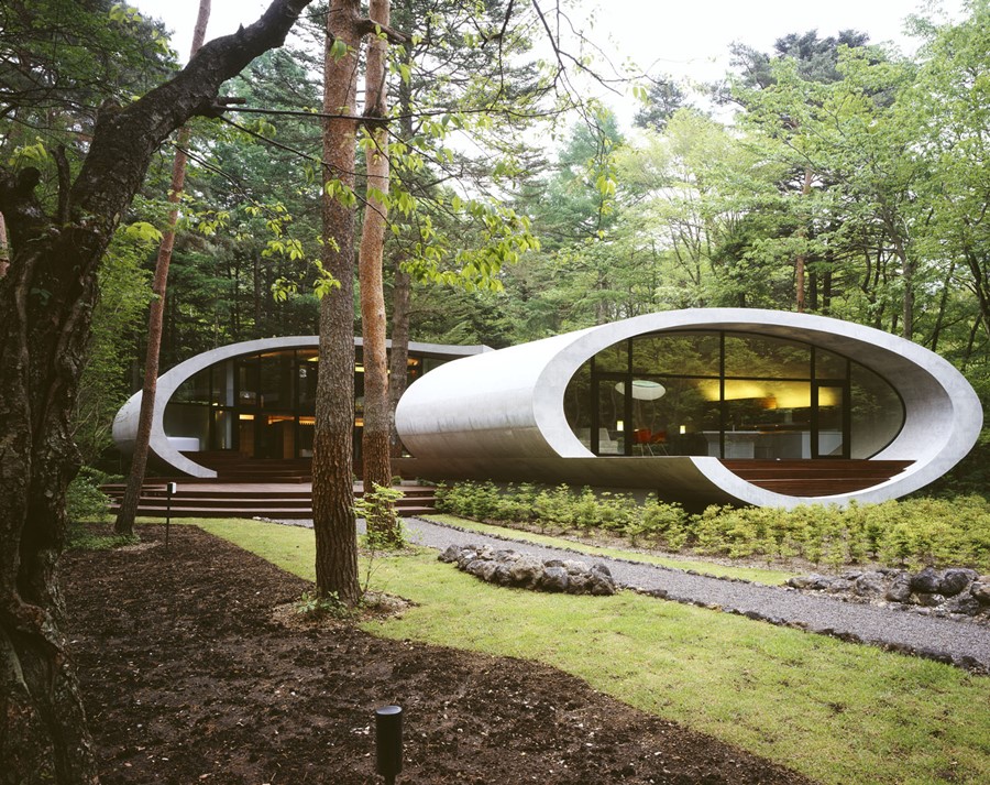 futurystyczna rezydencja. Japonia