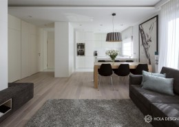 Aranżacja małego mieszkania w nowoczesnym stylu Hola Design