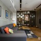 Przytulny salon z betonem architektonicznym Hola Design