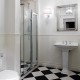 Klasyczna łazienka z prysznicem RS Studio Projektowe
