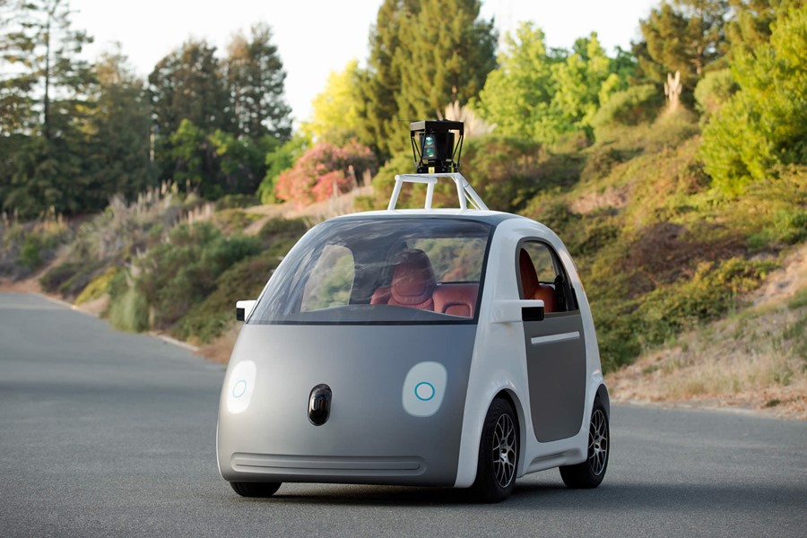 Samochód Google bez kierownicy zdalnie sterowany
